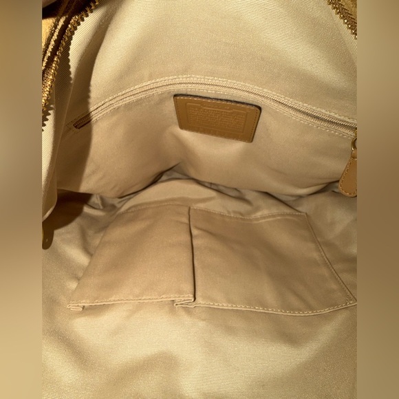 Vintage COACH Soho Hobo Suede Leather Shoulder Tan Suede 8A16 - Picture 6 of 12